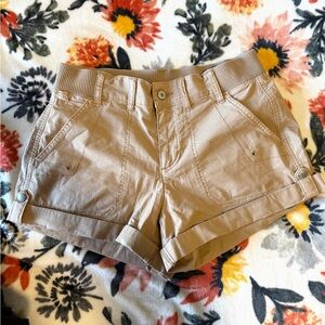 American Eagle Outfitters Tan Cargo Shorts